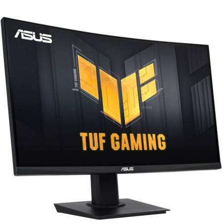 Monitor Gaming Curvo Asus TUF Gaming VG24VQER 23.6'/ Full HD/ 1ms/ 180Hz/ VA/ Negro