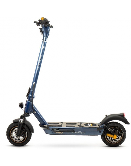 Patinete Eléctrico SmartGyro K2 Pro Blue Certificado/ Motor 1000W/ Ruedas 10'/ 25km/h /Autonomía 60km/ Azul