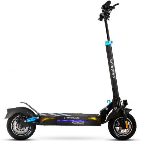 Patinete Eléctrico SmartGyro Speedway Certificado/ Motor 800W/ Ruedas 10'/ 25km/h /Autonomía 50km/ Negro y Azul