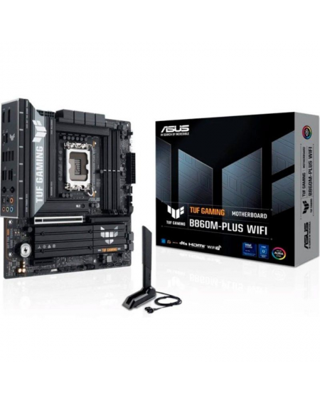 Placa Base Asus TUF GAMING B860M-PLUS WIFI Socket 1851/ Micro ATX