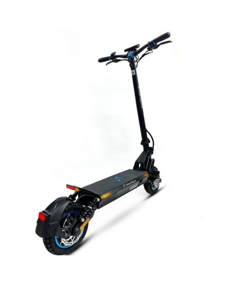 Patinete Eléctrico SmartGyro CrossOver Dual Max 2 Certificado/ Motor 1000W/ Ruedas 10'/ 25km/h/ Autonomía 60km/ Negro