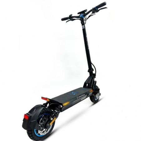 Patinete Eléctrico SmartGyro CrossOver Dual Max 2 Certificado/ Motor 1000W/ Ruedas 10'/ 25km/h/ Autonomía 60km/ Negro