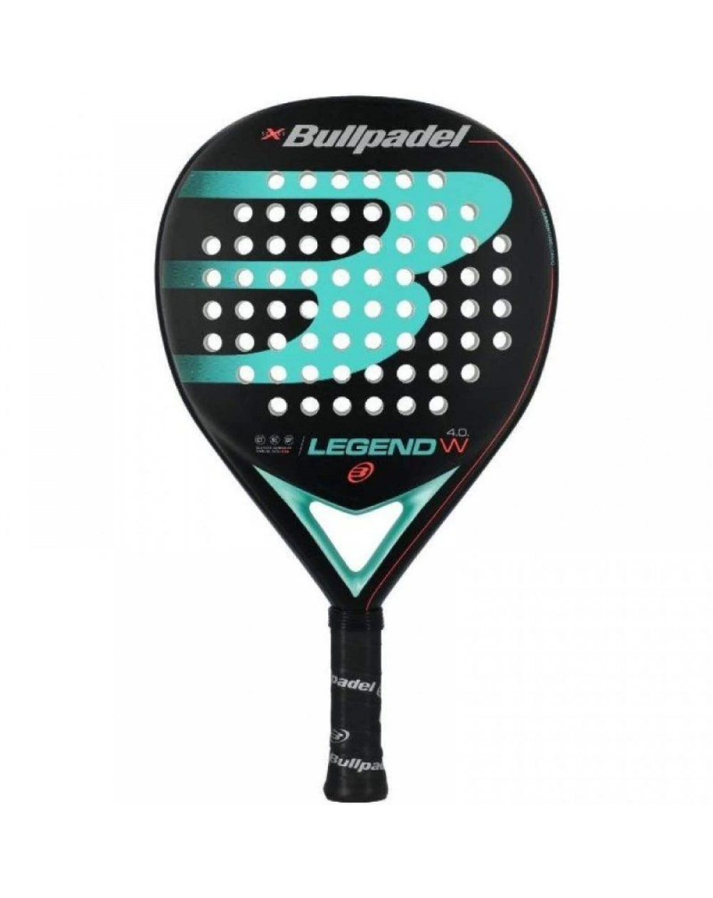 Pala de Pádel Bullpadel Legend Woman 4.0/ Azul y Negra