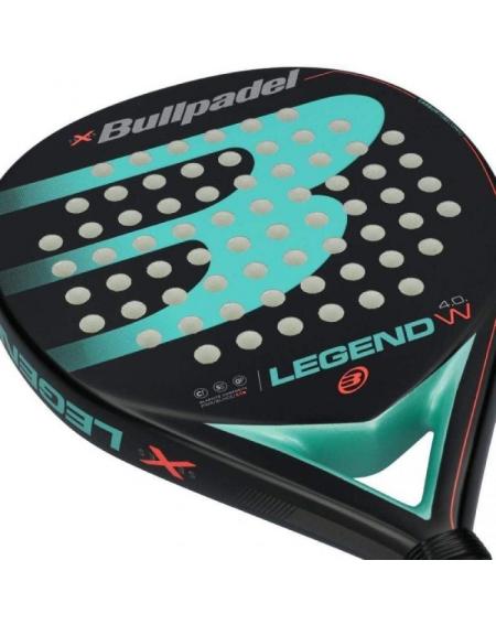 Pala de Pádel Bullpadel Legend Woman 4.0/ Azul y Negra