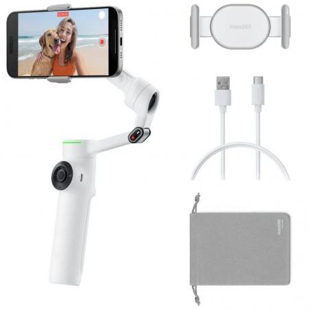 Gimbal palo selfie Insta360 Flow 2 Pro/ Blanco