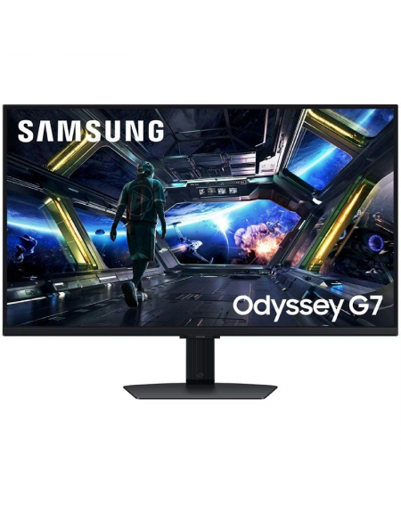 Smart Monitor Gaming Samsung Odyssey G7 S32DG702EU 32'/ 4K/ 1ms/ 144Hz/ IPS/ Multimedia/ Regulable en altura/ Smart TV/ Negro