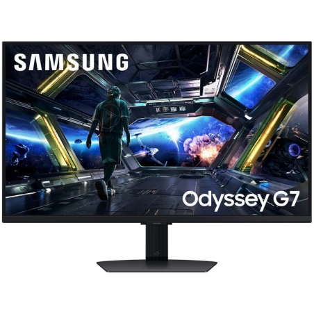 Smart Monitor Gaming Samsung Odyssey G7 S32DG702EU 32'/ 4K/ 1ms/ 144Hz/ IPS/ Multimedia/ Regulable en altura/ Smart TV/ Negro