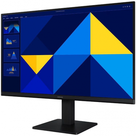 Monitor Profesional Samsung Essential Monitor S3 S24D300GAU/ 24'/ Full HD/ Negro