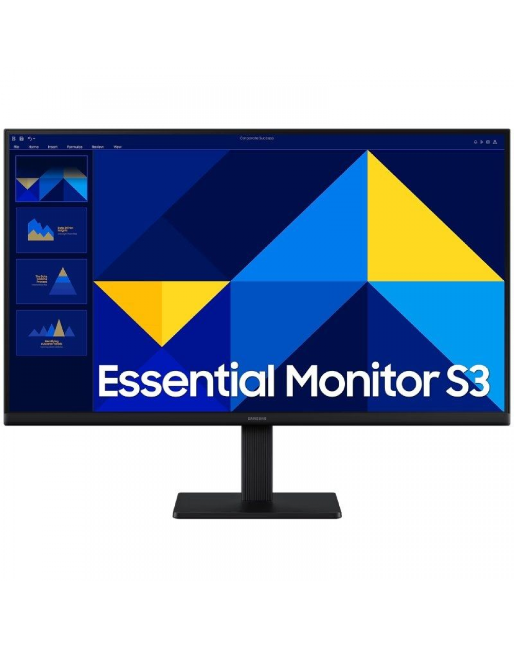 Monitor Profesional Samsung Essential Monitor S3 S27D300GAU/ 27'/ Full HD/ Negro