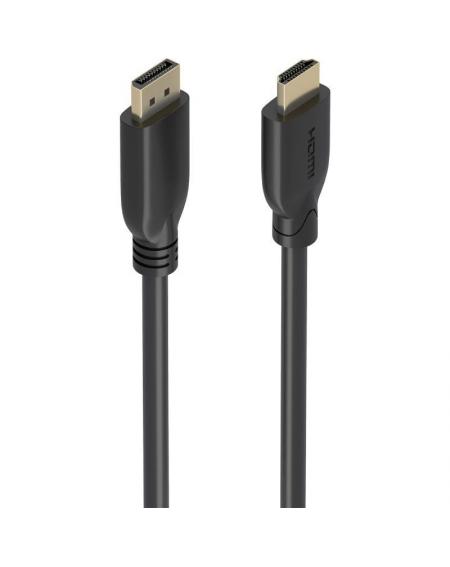 Cable Conversor Aisens A125-0920/ DisplayPort Macho - HDMI 4K Macho/ 5m/ Negro