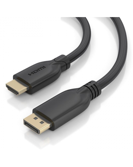 Cable Conversor Aisens A125-0920/ DisplayPort Macho - HDMI 4K Macho/ 5m/ Negro