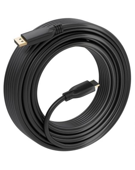 Cable Conversor Aisens A125-0922/ DisplayPort Macho - HDMI 4K Macho/ 10m/ Negro