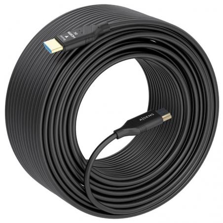 Cable HDMI 2.1 AOC 8K Aisens A153-0936/ HDMI Macho - HDMI Macho/ 25m/ Negro