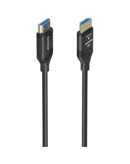 Cable HDMI 2.1 AOC 8K Aisens A153-0936/ HDMI Macho - HDMI Macho/ 25m/ Negro