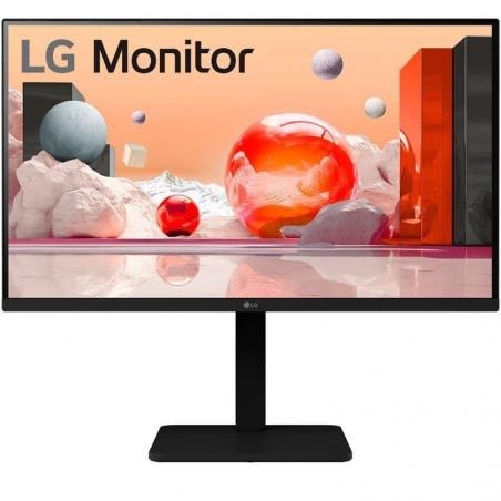 Monitor Profesional LG 24BA560-B 24'/ Full HD/ Multimedia/ Regulable en altura/ Negro