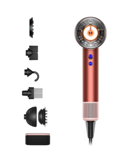 Secador Dyson Supersonic Nural/ 1600W/ Iónico/ Rosa