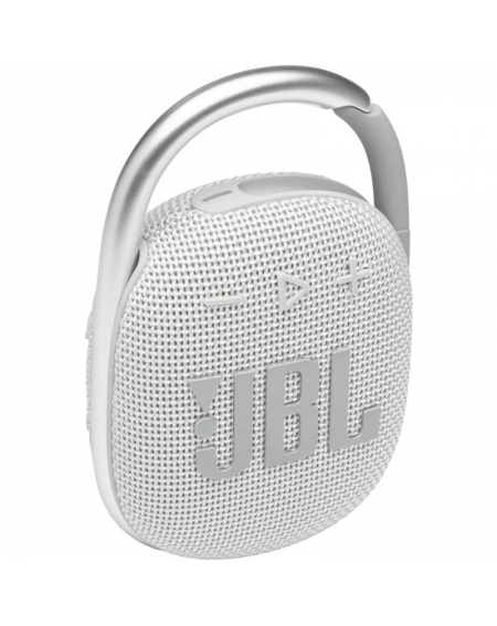 Altavoz con Bluetooth JBL Clip 4/ 5W/ 1.0/ Blanco