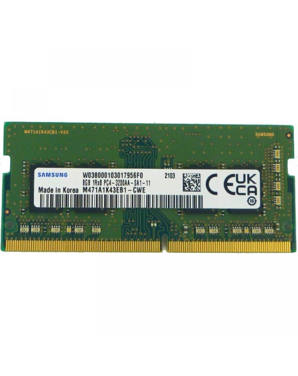 Memoria RAM Samsung M471A1K43EB1-CWE 8GB/ DDR4/ 3200MHz/ SODIMM