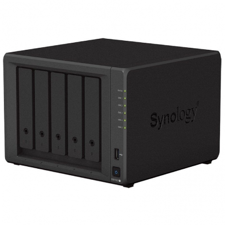 NAS Synology Diskstation DS1522+/ 5 Bahía 3.5'- 2.5'/ 16GB DDR4/ Formato Torre