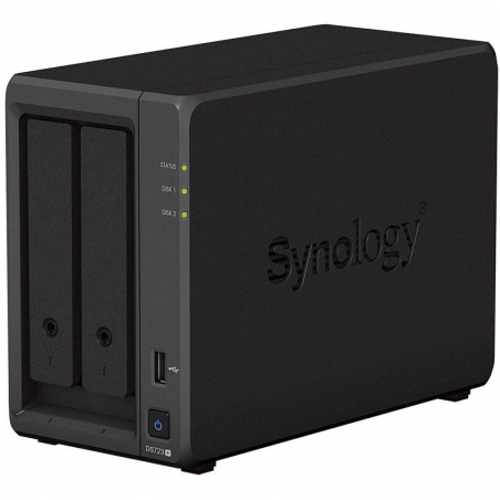 NAS Synology Diskstation DS723+/ 2 Bahías 3.5'- 2.5'/ 16GB DDR4/ Formato Torre