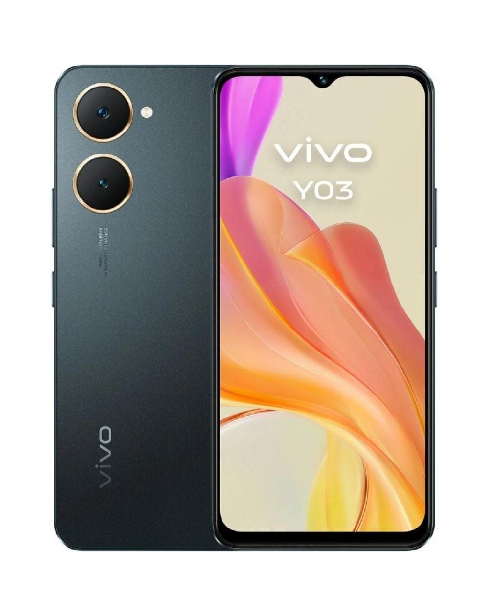 Smartphone Vivo Y03 4GB/ 128GB/ 6.56'/ Negro Espacial