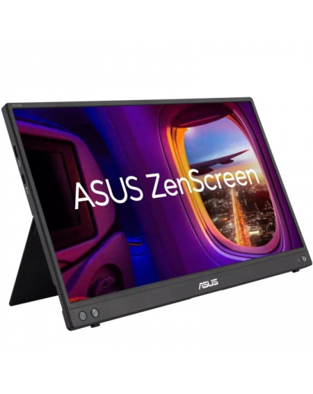 Monitor Portátil Asus ZenScreen MB16AHV 15.6'/ Full HD/ Negro