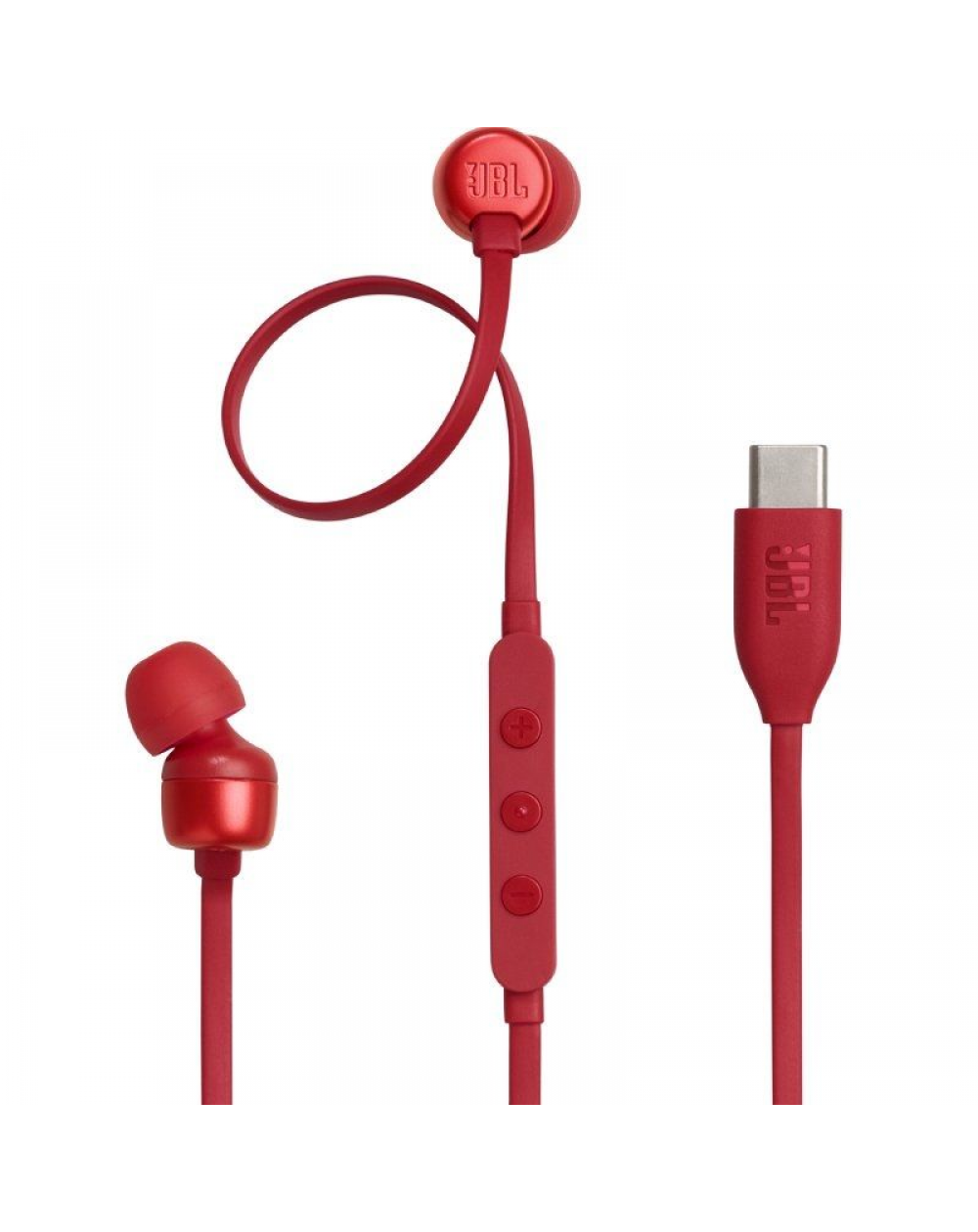 Auriculares Intrauditivos JBL Tune 310C/ con Micrófono/ Rojos