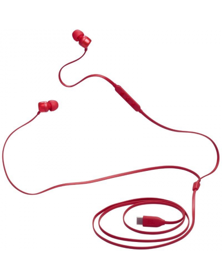 Auriculares Intrauditivos JBL Tune 310C/ con Micrófono/ Rojos