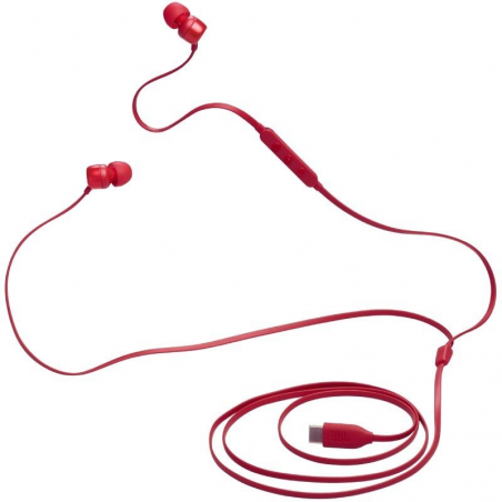 Auriculares Intrauditivos JBL Tune 310C/ con Micrófono/ Rojos