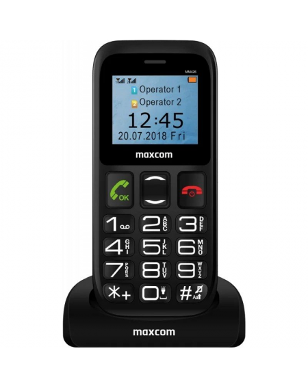 Teléfono Móvil Maxcom Confort MM426/ Negro